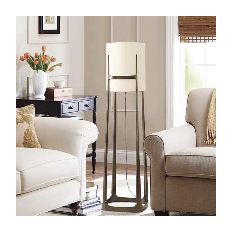 Cage Frame Column Lamp
